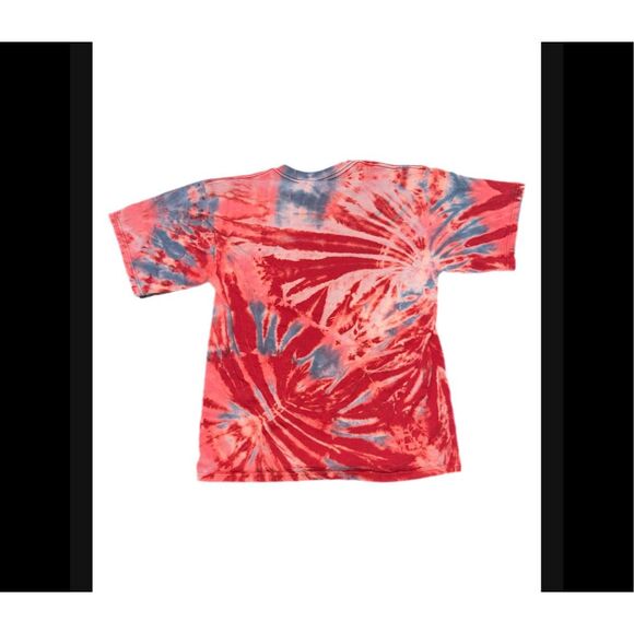 Vintage Nike Arkansas Razorback Center Swoosh Tie-Dye Tee - Picture 2 of 3